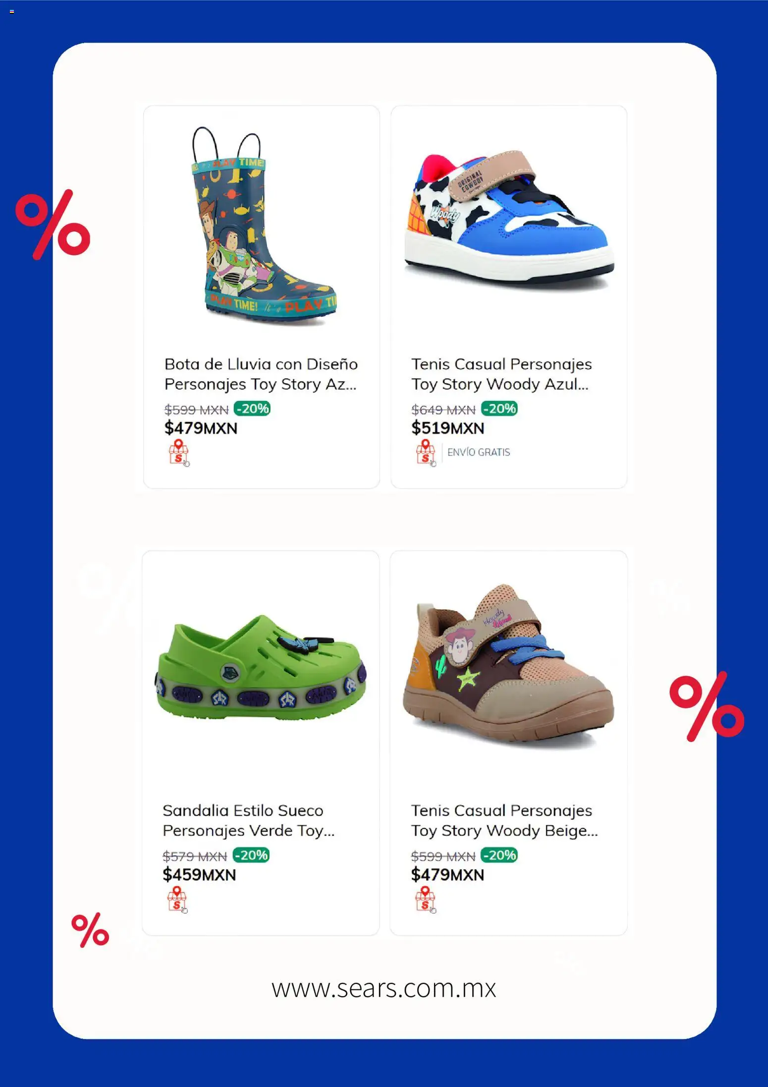 Nuevas ofertas de Sears válidas en toda la República Mexicana desde el 16.06.2026. ¡Encuentra las mejores ofertas en Sears promociones! | Página: 4 | Productos: Tenis