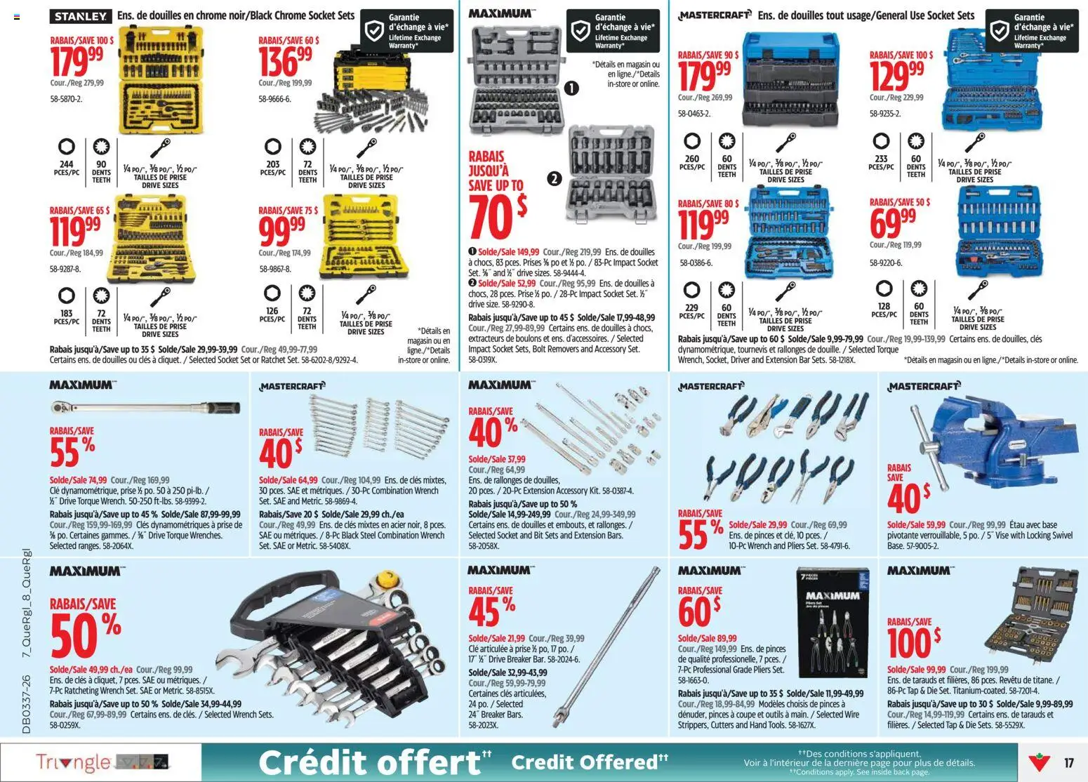 Canadian Tire flyer valid from Sep 10, 2026 | Page: 17 | Products: Socket