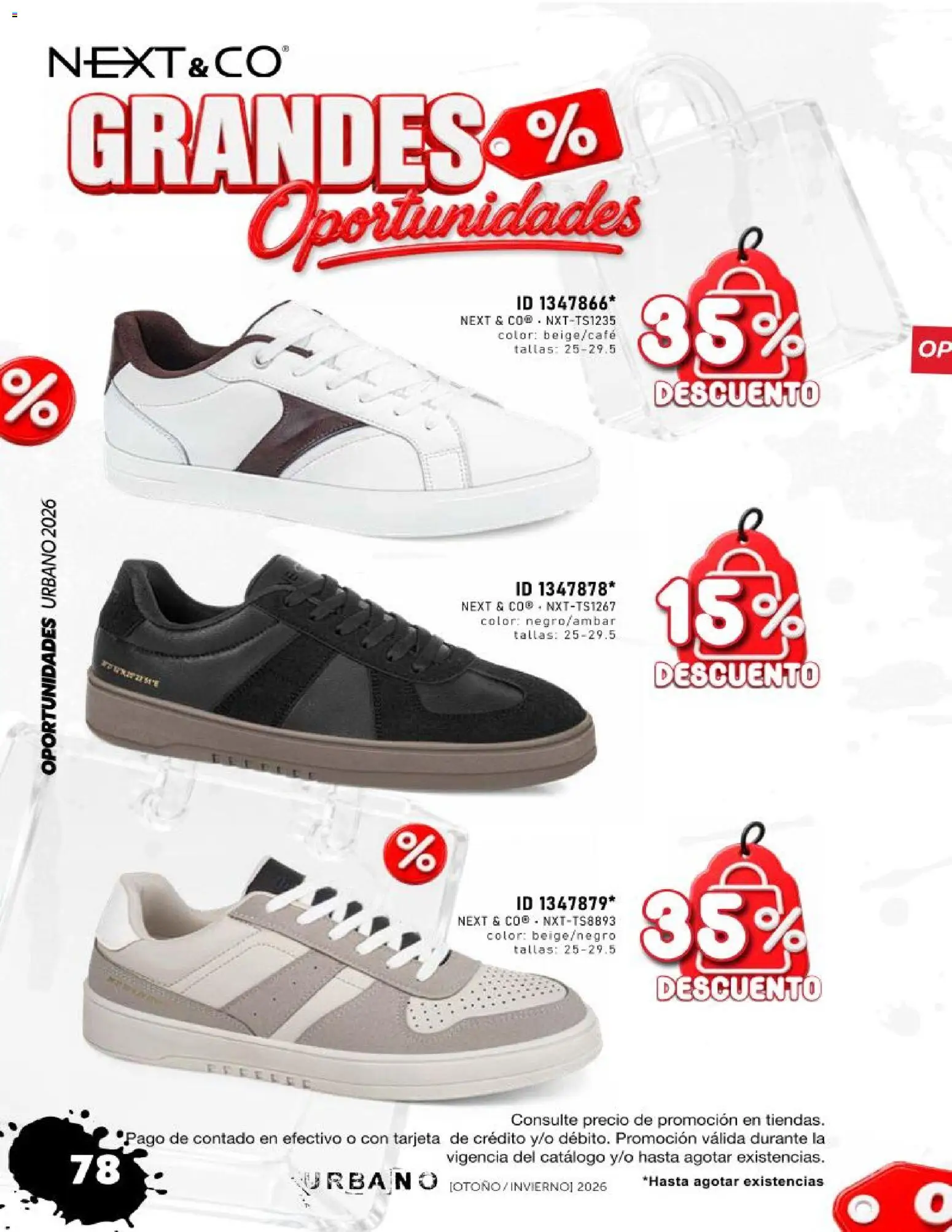 Nuevas ofertas de Price Shoes válidas en toda la República Mexicana desde el 15/10/2026. ¡Encuentra las mejores ofertas en Price Shoes catálogo Urbano! | Página: 76