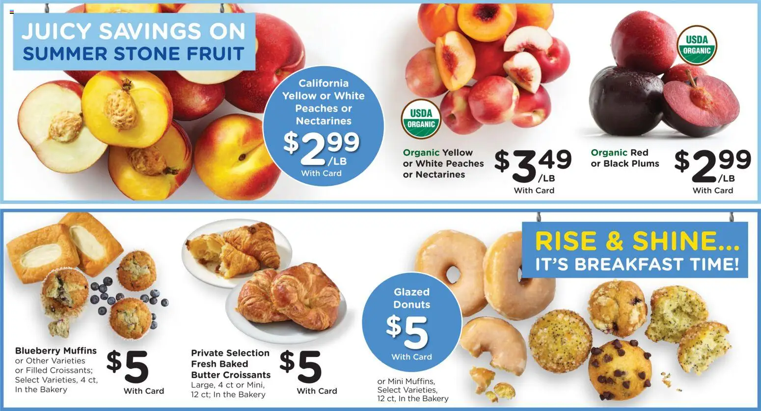 Dillons Weekly Ad - valid from 07/29/2026 | Page: 11 | Products: Bakery, Peaches, Butter, Croissants