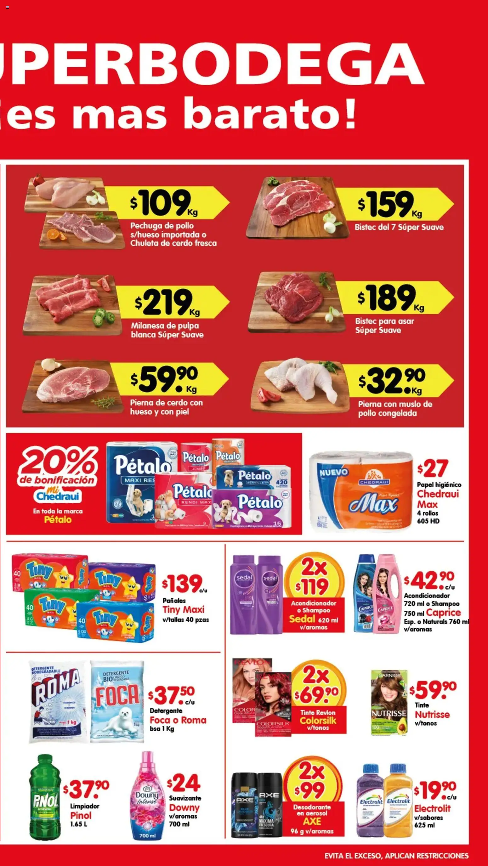 Nuevas ofertas de Arteli válidas en toda la República Mexicana desde el 24/07/2026. ¡Encuentra las mejores ofertas en Arteli folleto Aká Superbodegas! | Página: 2 | Productos: Desodorante, Res, Suavizante, Pañales