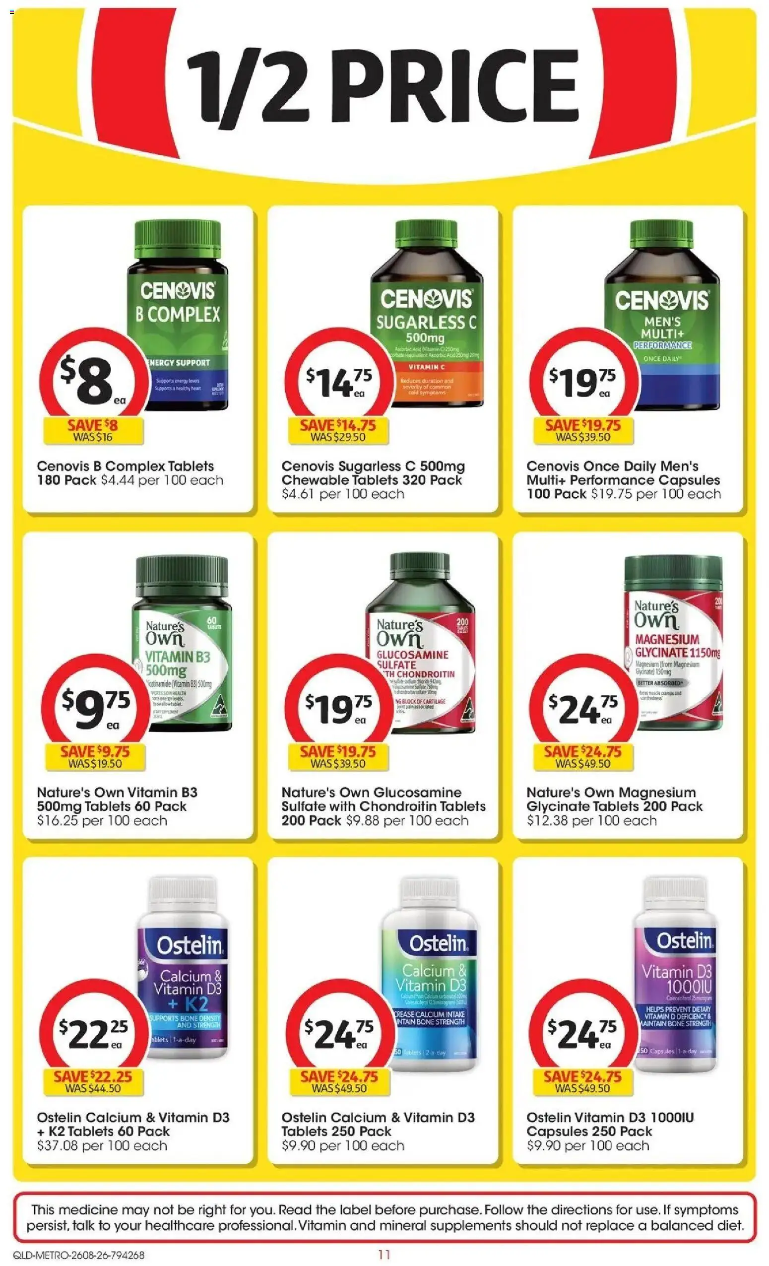 ﻿Coles catalogue valid from 26/08/2026 > Online Australia | Page: 11 | Products: Capsules, Multivitamin, Tablets, Vitamin