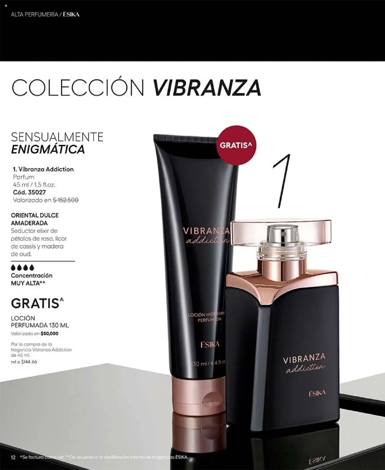 Ésika revista - valida desde el 30/10/2026 | Página: 12 | Productos: Loción, Fragancia