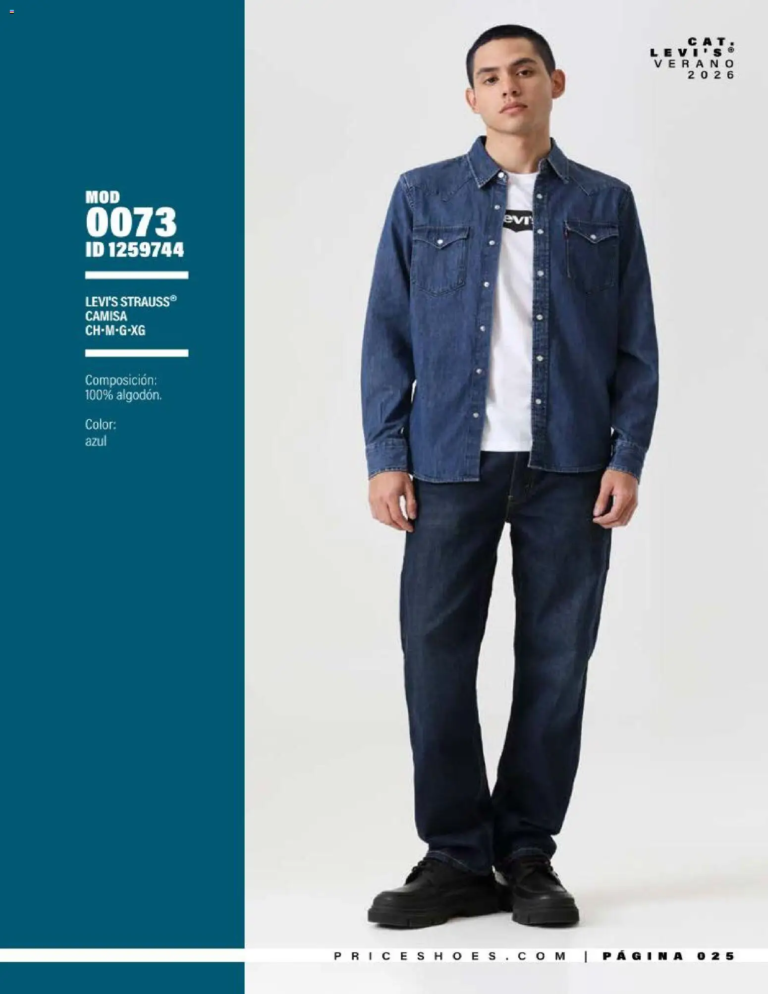Nuevas ofertas de Price Shoes válidas en toda la República Mexicana desde el 11.06.2026. ¡Encuentra las mejores ofertas en Price Shoes catálogo Live in Levi's! | Página: 25 | Productos: Camisa