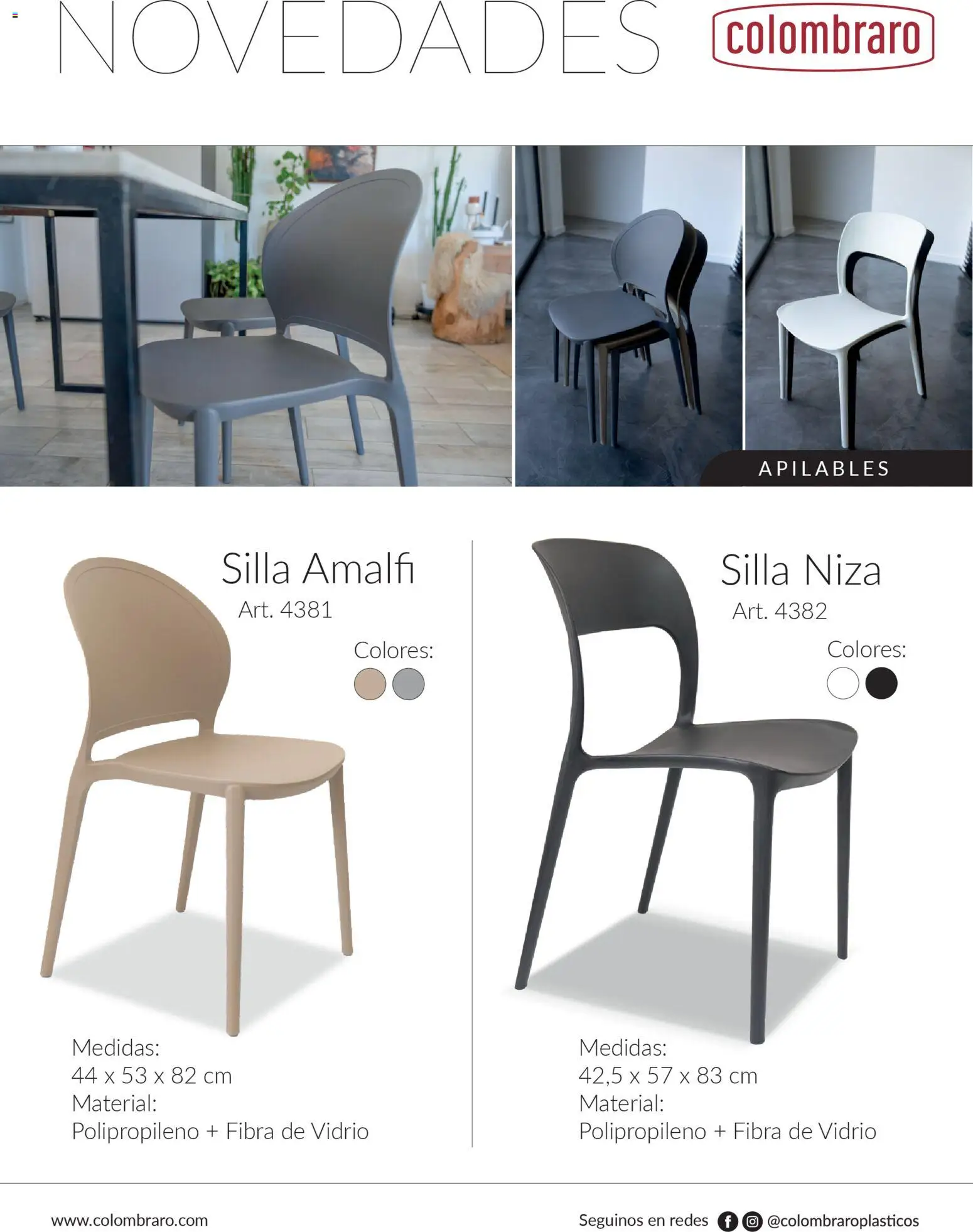 Colombraro - Catálogo Novedades │ válido desde el 26/01/2026 | Página: 7 | Productos: Silla