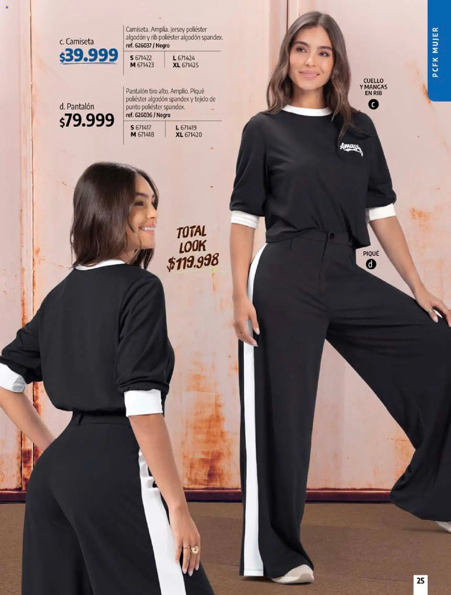Pacifika revista - valida desde el 12/07/2026 | Página: 25 | Productos: Algodón, Camiseta, Cuello