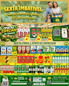 Supermercado Padrão ofertas Sexta Imbatível - Pré-Visualização do folheto da loja Supermercado Padrão, válido de 24/07/2026