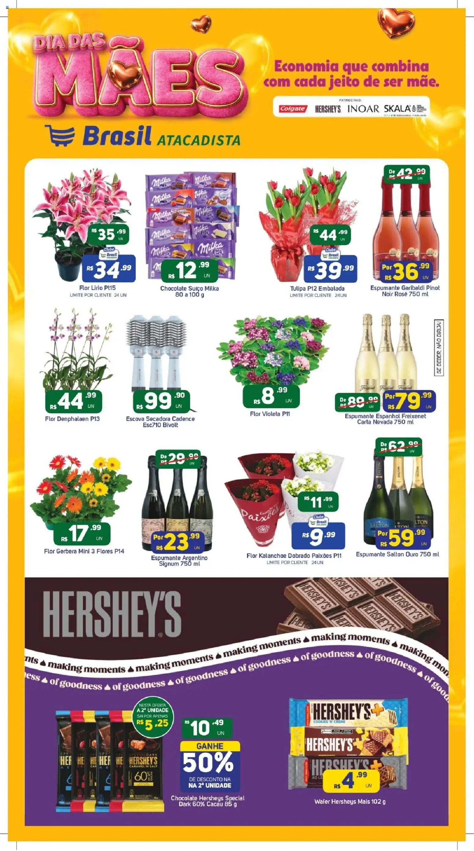 Brasil Atacadista Folheto - válido de 04.05.2026 | Página: 10 | Produtos: Denphalaen, Espumante, Chocolate, Creme