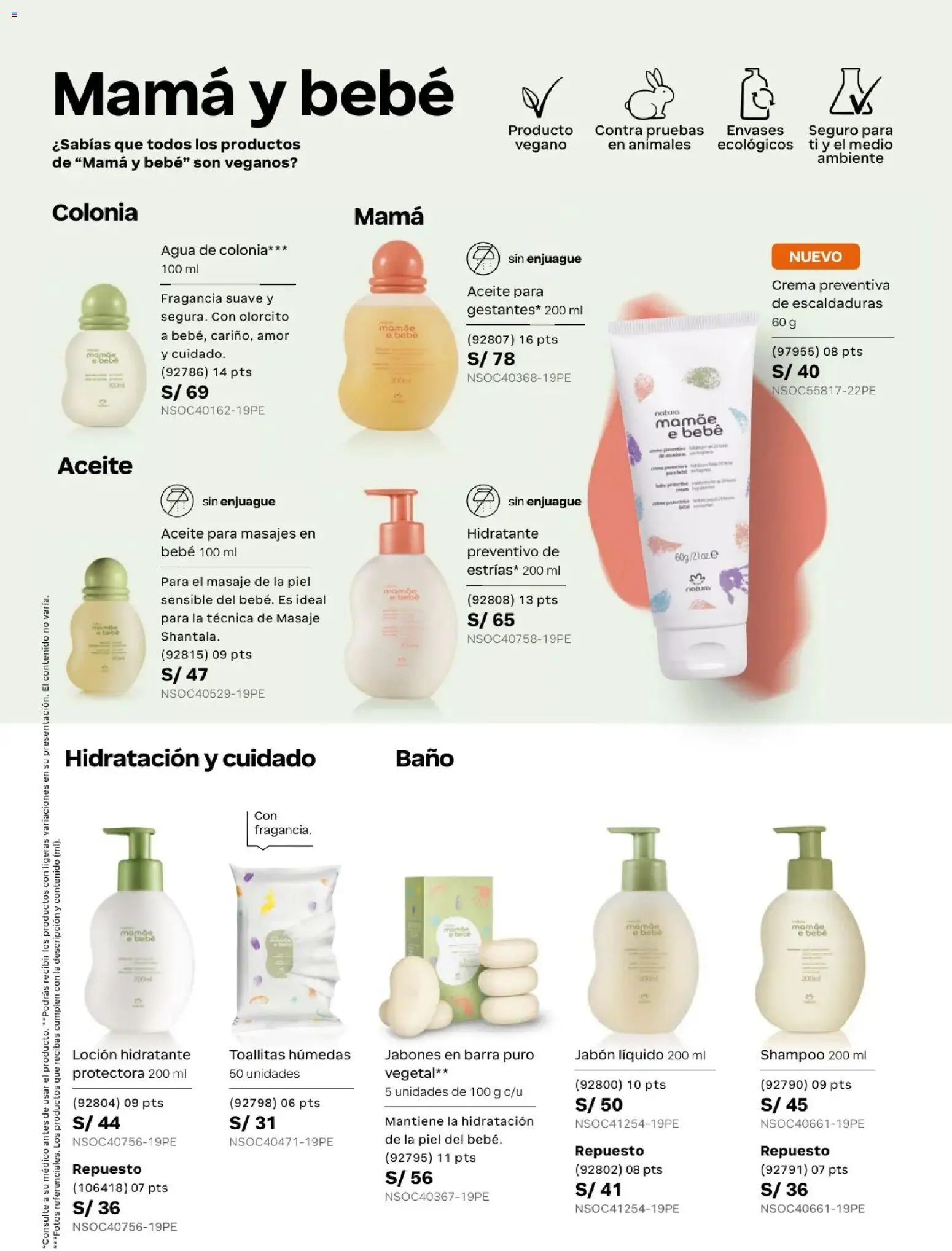 Catálogo Natura válido desde 05.05.2026 | Página: 148 | Productos: Shampoo, Jabón, Baño, Crema