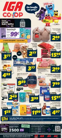 Preview of IGA weekly flyer / circulaire from shop IGA valid from Sep 24, 2026