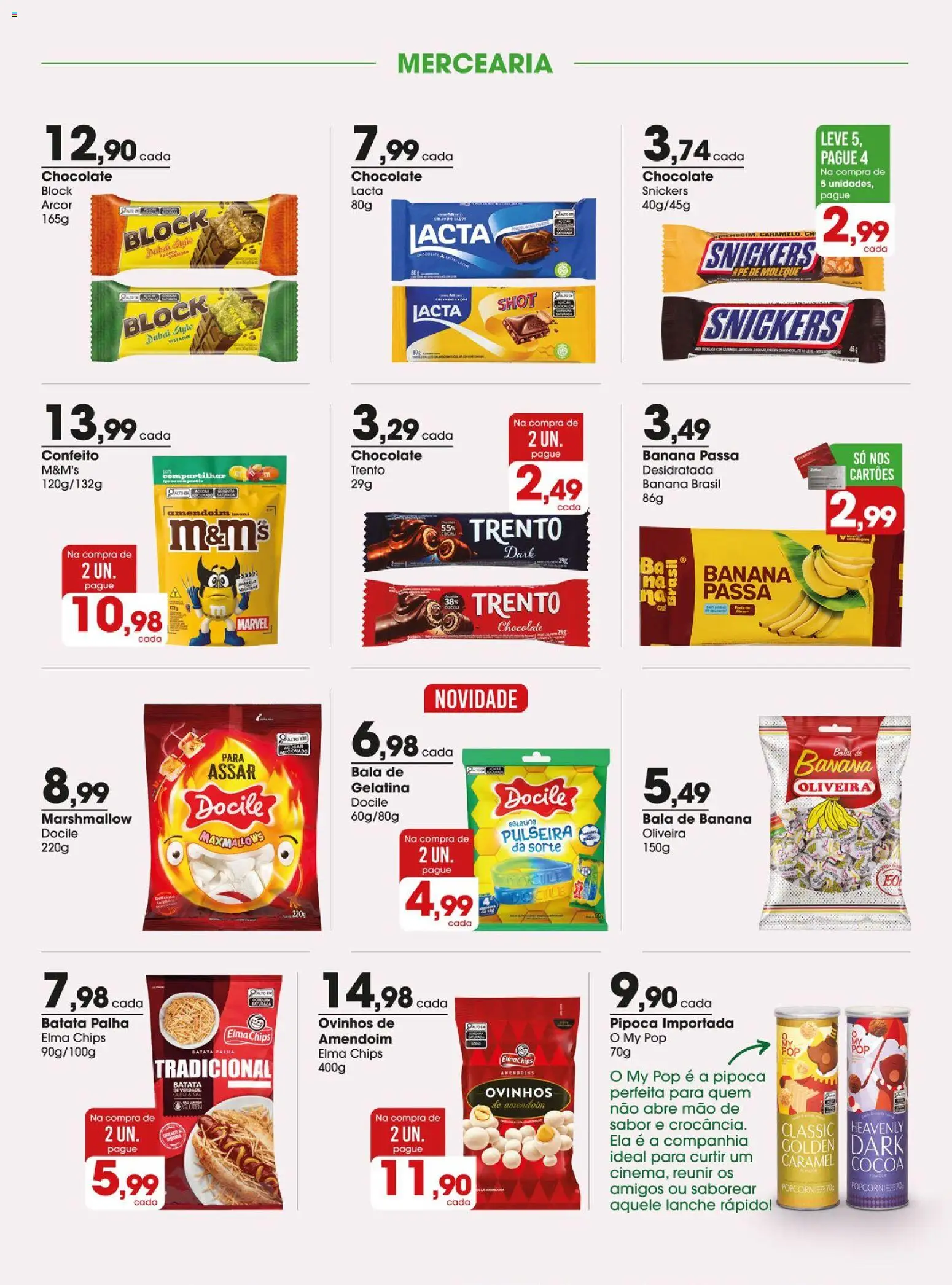 Zaffari Folheto - válido de 11.06.2026 | Página: 7 | Produtos: Pulseira, Chocolate, Batata palha, Bala
