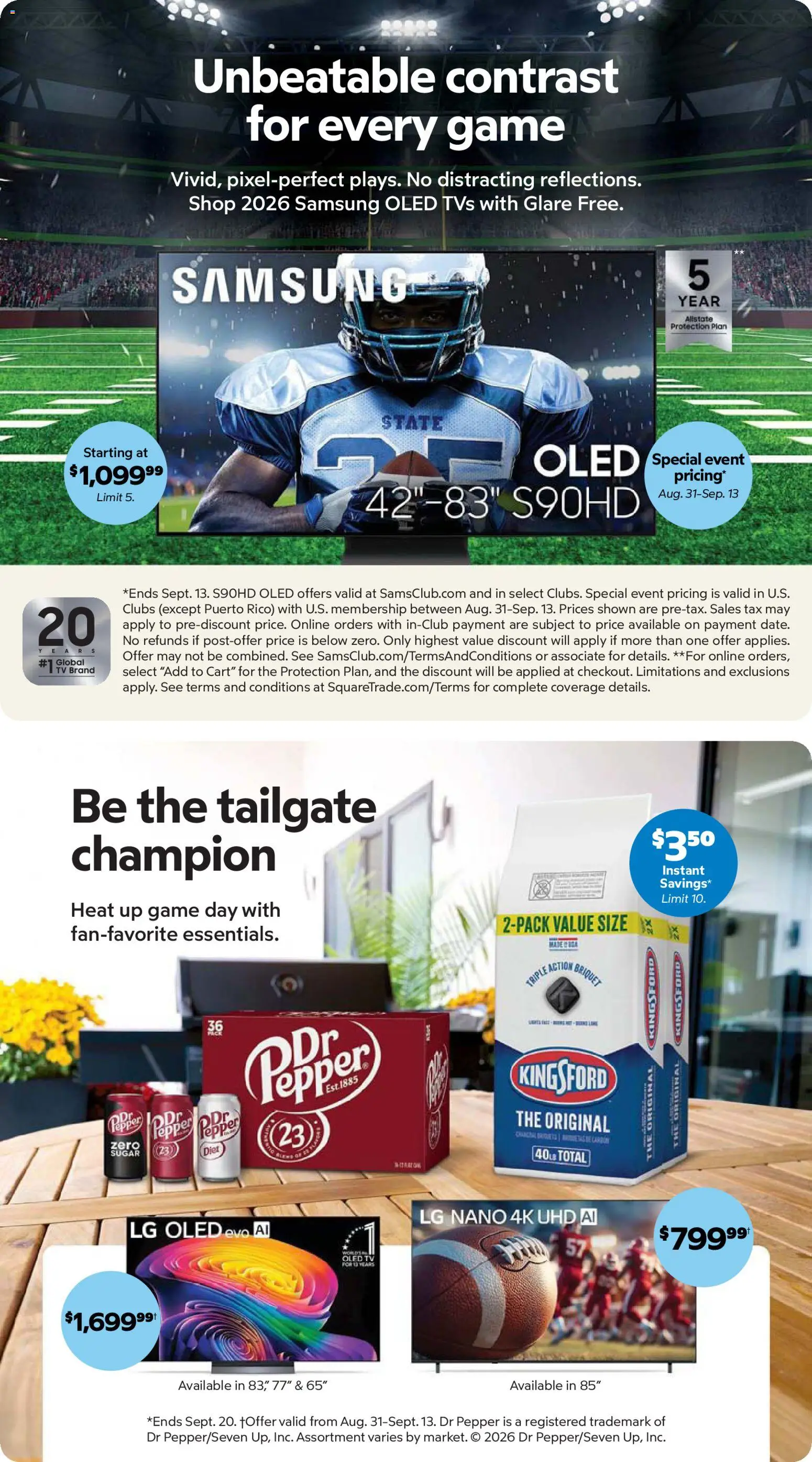 Sam's Club Weekly Ad - valid from 08/26/2026 | Page: 15 | Products: Pepper, Tv, Game
