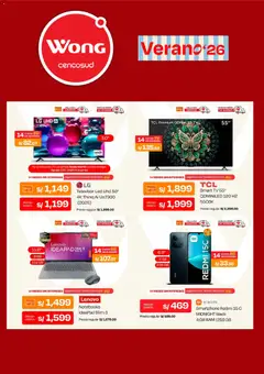 Vista previa de folleto Wong catálogo de la Wong válido desde 27.04.2026 | Página: 4 | Productos: Smartphone, Televisor