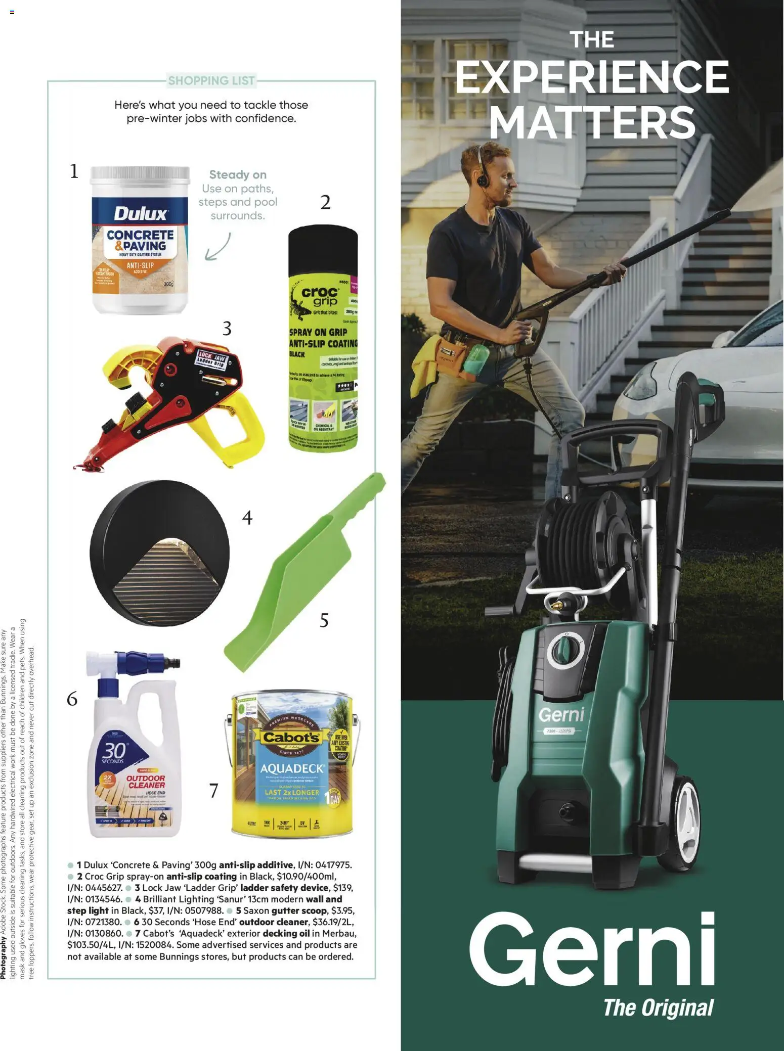 Bunnings Warehouse catalogue - valid from 01.05.2026 | Page: 65 | Products: Light, Mask, Decking, Gloves