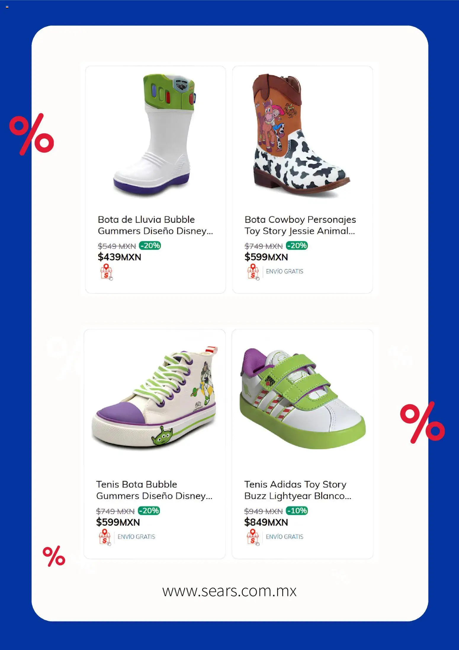 Nuevas ofertas de Sears válidas en toda la República Mexicana desde el 16.06.2026. ¡Encuentra las mejores ofertas en Sears promociones! | Página: 3 | Productos: Tenis