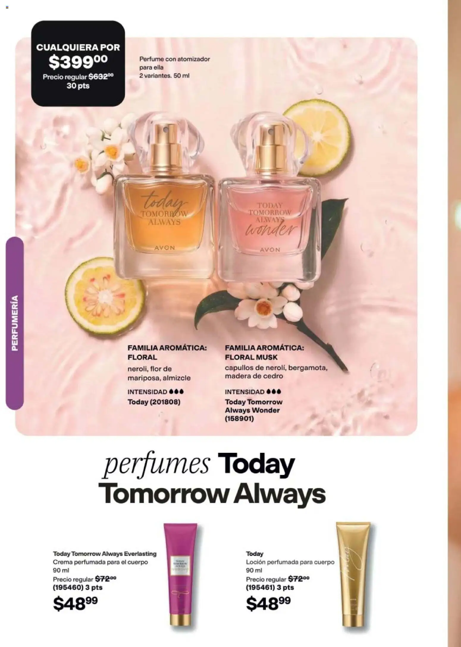Nuevas ofertas de AVON válidas en toda la República Mexicana desde el 21/08/2026. ¡Encuentra las mejores ofertas en AVON campaña 13 2026! | Página: 72 | Productos: Crema, Loción, Perfume