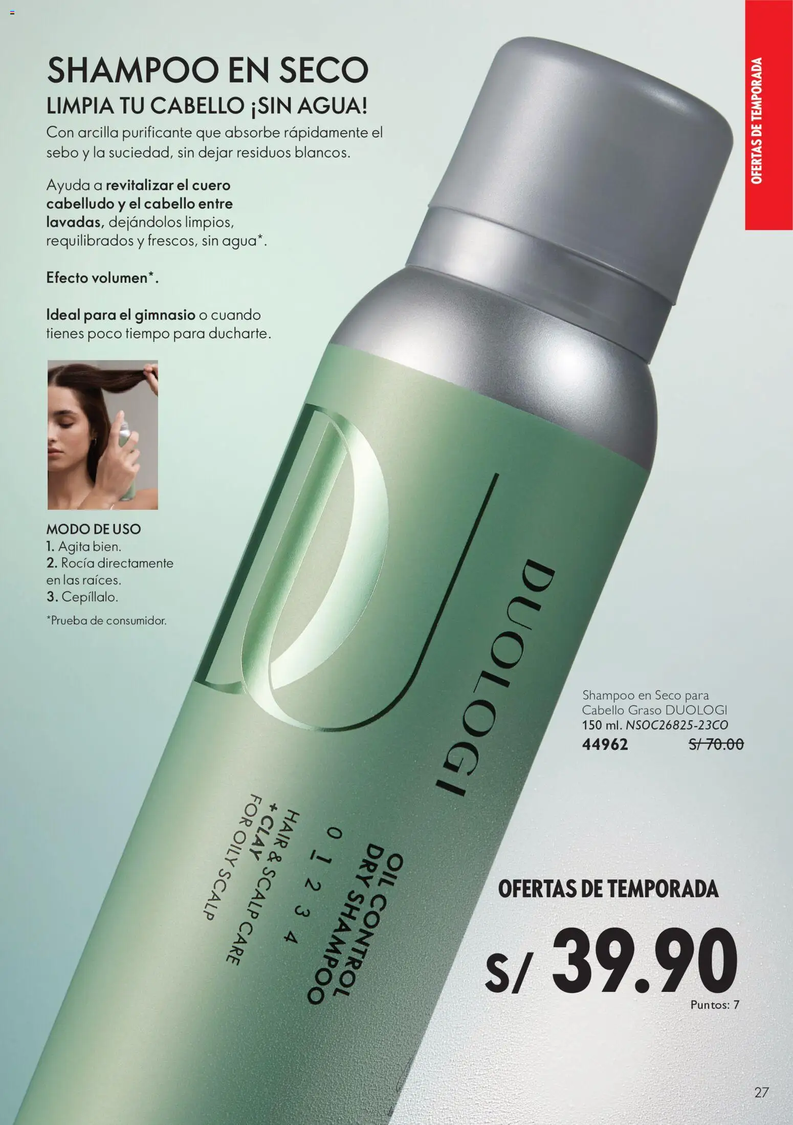 Catálogo Oriflame válido desde 01/08/2026 | Página: 27 | Productos: Shampoo