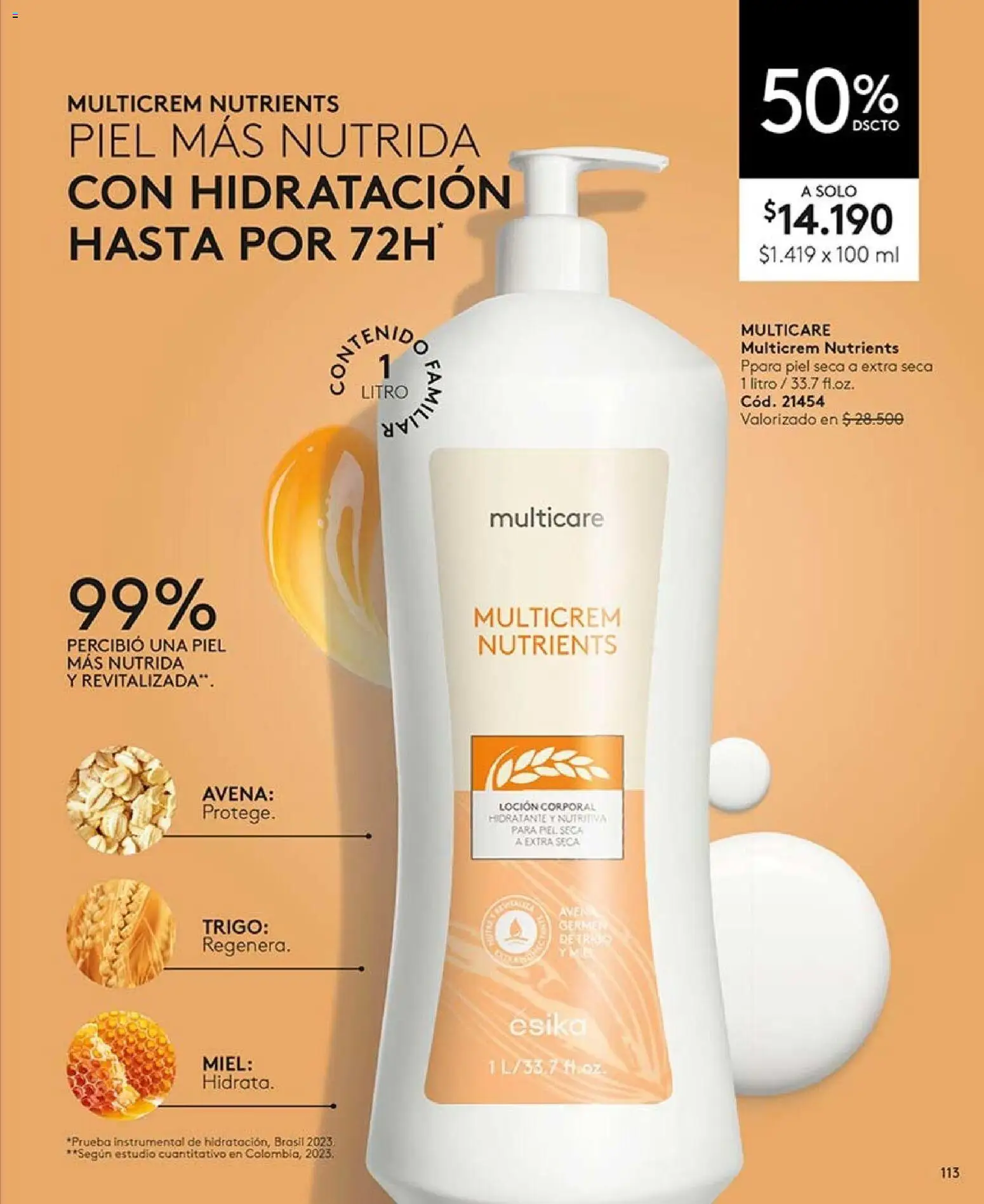Catálogo Ésika Campaña 12 │ válido desde el 06.07.2026 | Página: 113 | Productos: Avena, Loción