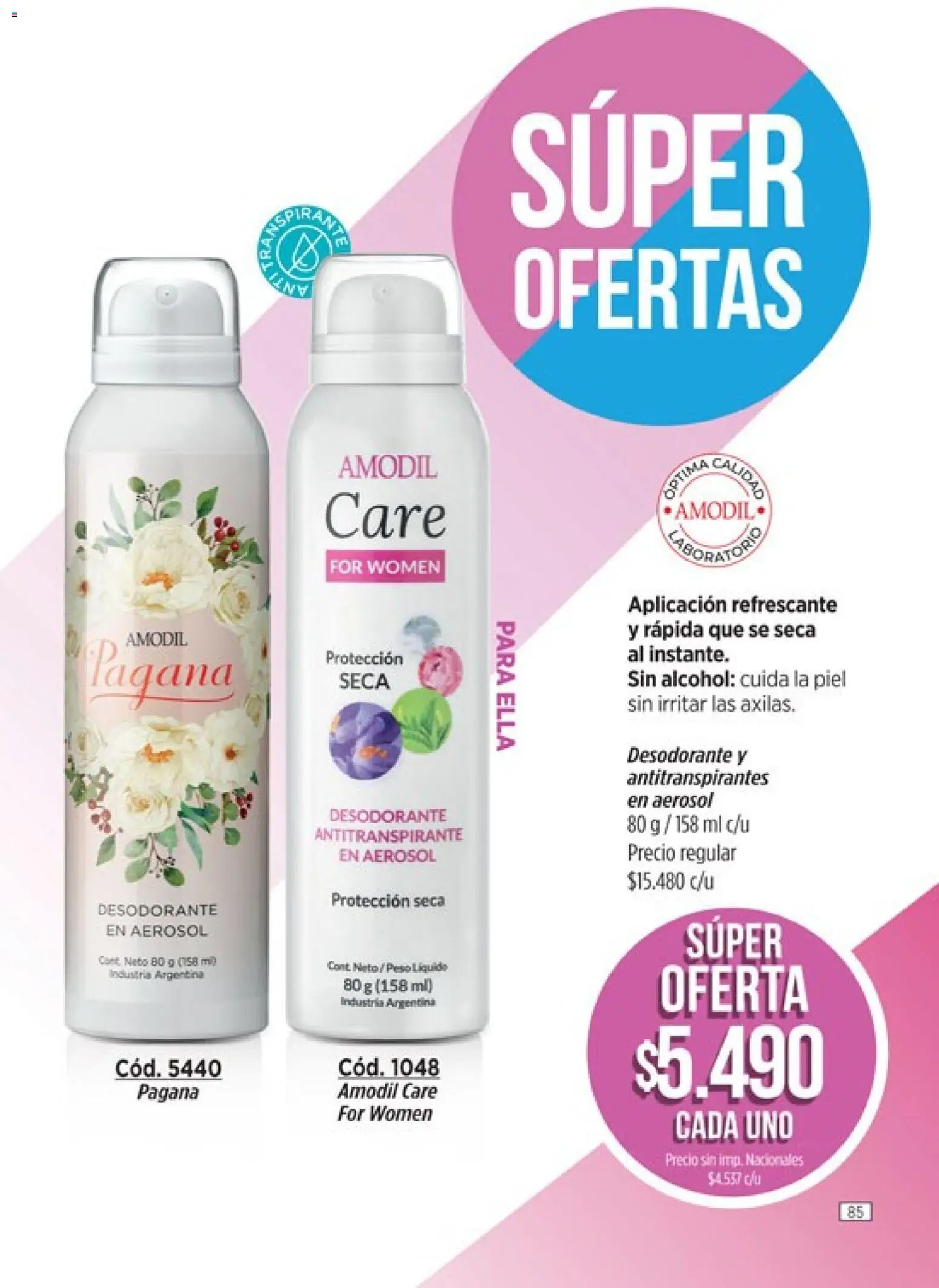 Catálogo Amodil Campaña 18 │ válido desde el 02/11/2026 | Página: 85