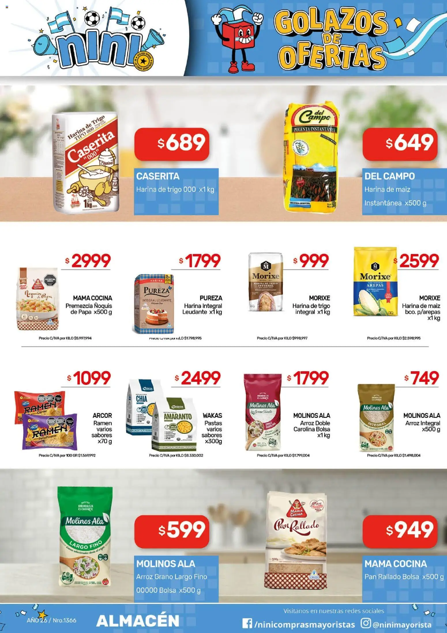 NINI Mayorista ofertas │ válido desde el 29/06/2026 | Página: 23 | Productos: Cocina, Papa, Pan, Pan rallado