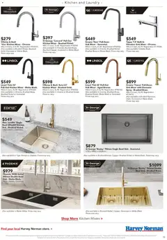 Preview of Harvey Norman Warm Up For Winter - valid from 16/07/2026 | Page: 15 | Products: Sink, Accessories, Laundry, Mixer