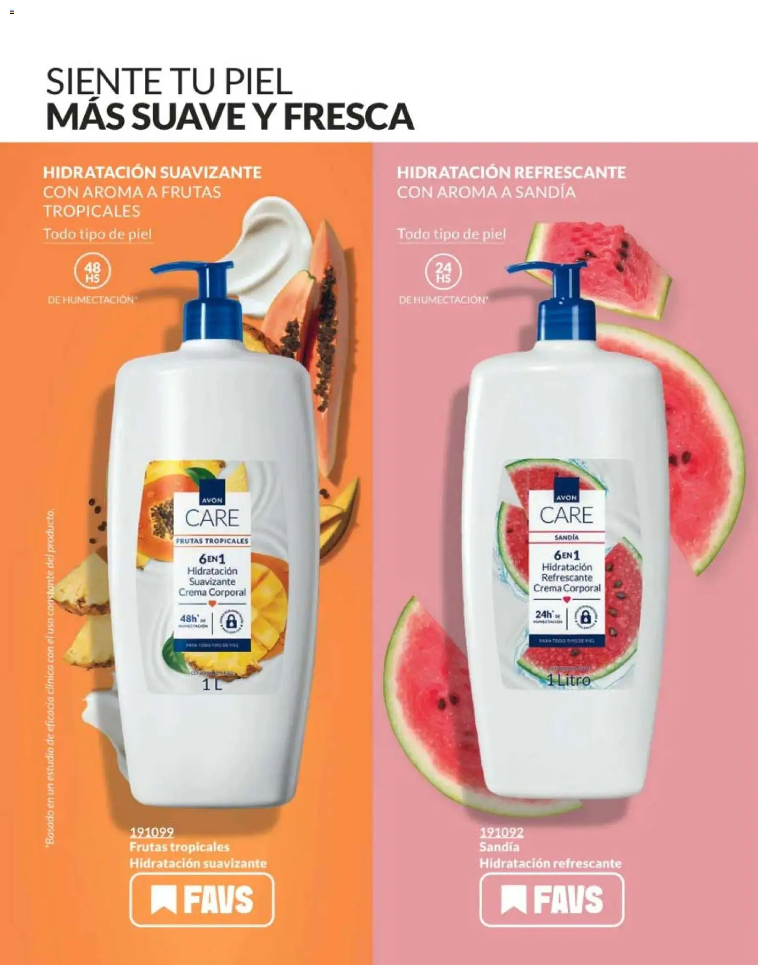 Nuevas ofertas de AVON válidas en toda la República Mexicana desde el 20/02/2026. ¡Encuentra las mejores ofertas en AVON campaña 4 2026! | Página: 160 | Productos: Sandía, Crema, Suavizante, Body