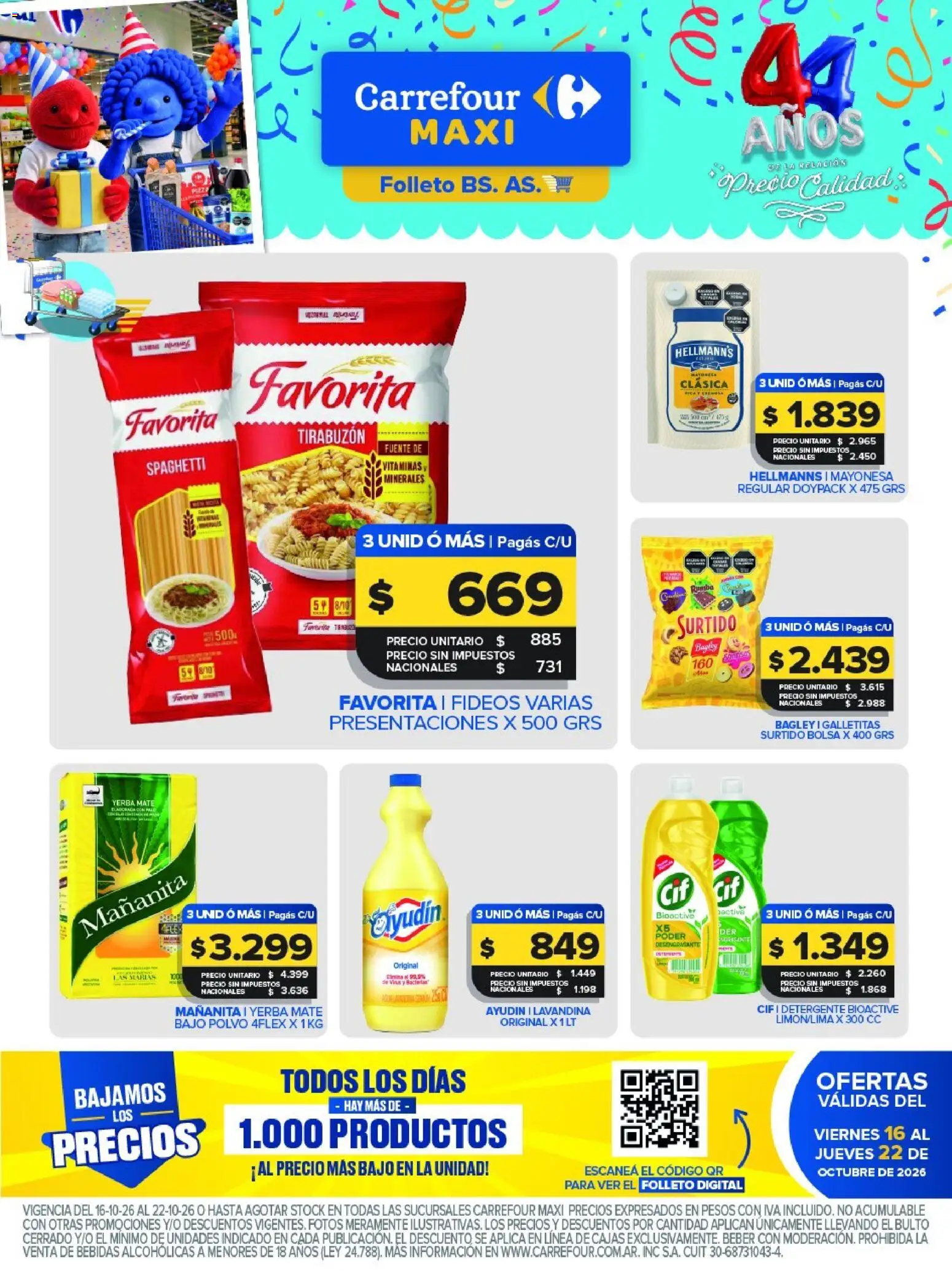 Carrefour Maxi catálogo │ válido desde el 16/10/2026 | Página: 1