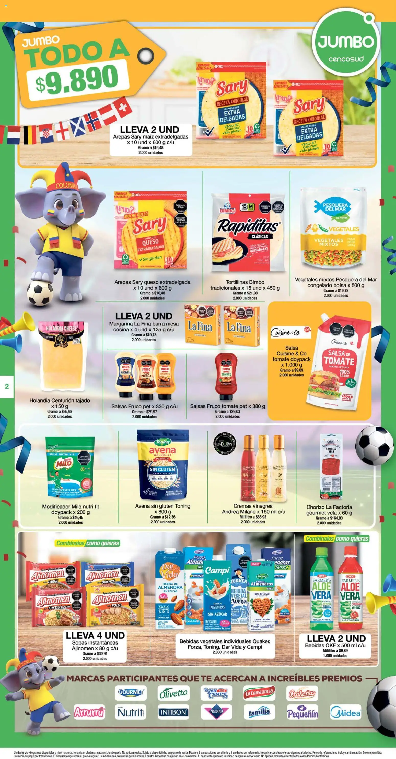 Jumbo revista - valida desde el 18.06.2026 | Página: 2 | Productos: Pollo, Cocina, Parrilla, Chorizo