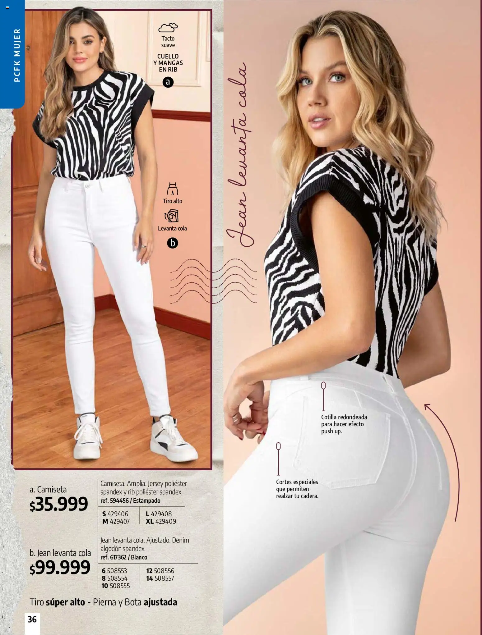 Pacifika revista - valida desde el 21/07/2026 | Página: 35 | Productos: Algodón, Jean, Camiseta, Cuello