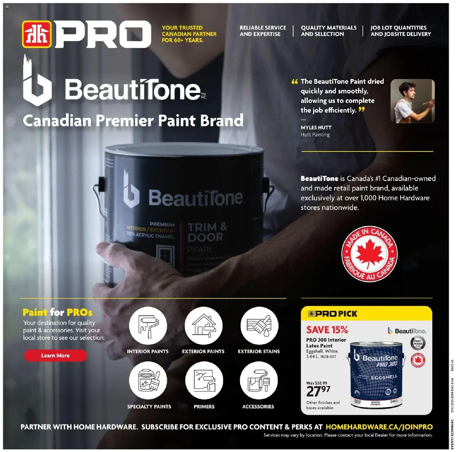 Home Hardware flyer valid from Sep 24, 2026 | Page: 21 | Products: Door