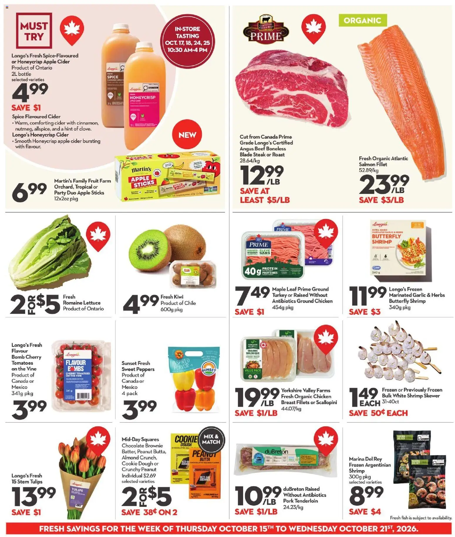 Longo's flyer valid from Oct 15, 2026 | Page: 5