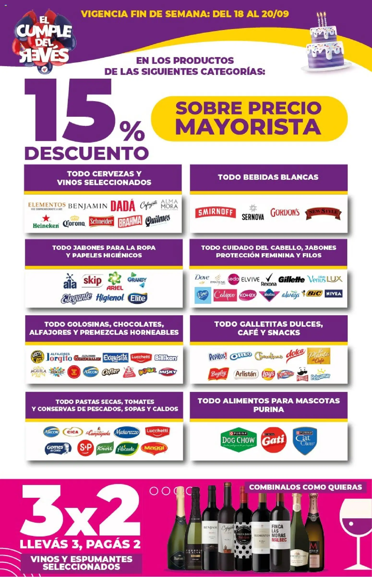 Vital - Ofertas fin Abasto │ válido desde el 18/09/2026 | Página: 3 | Productos: Sopas, Galletitas, Ropa, Café