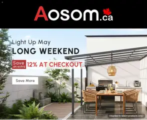 Preview of Aosom from shop Deals valid from 15.05.2026