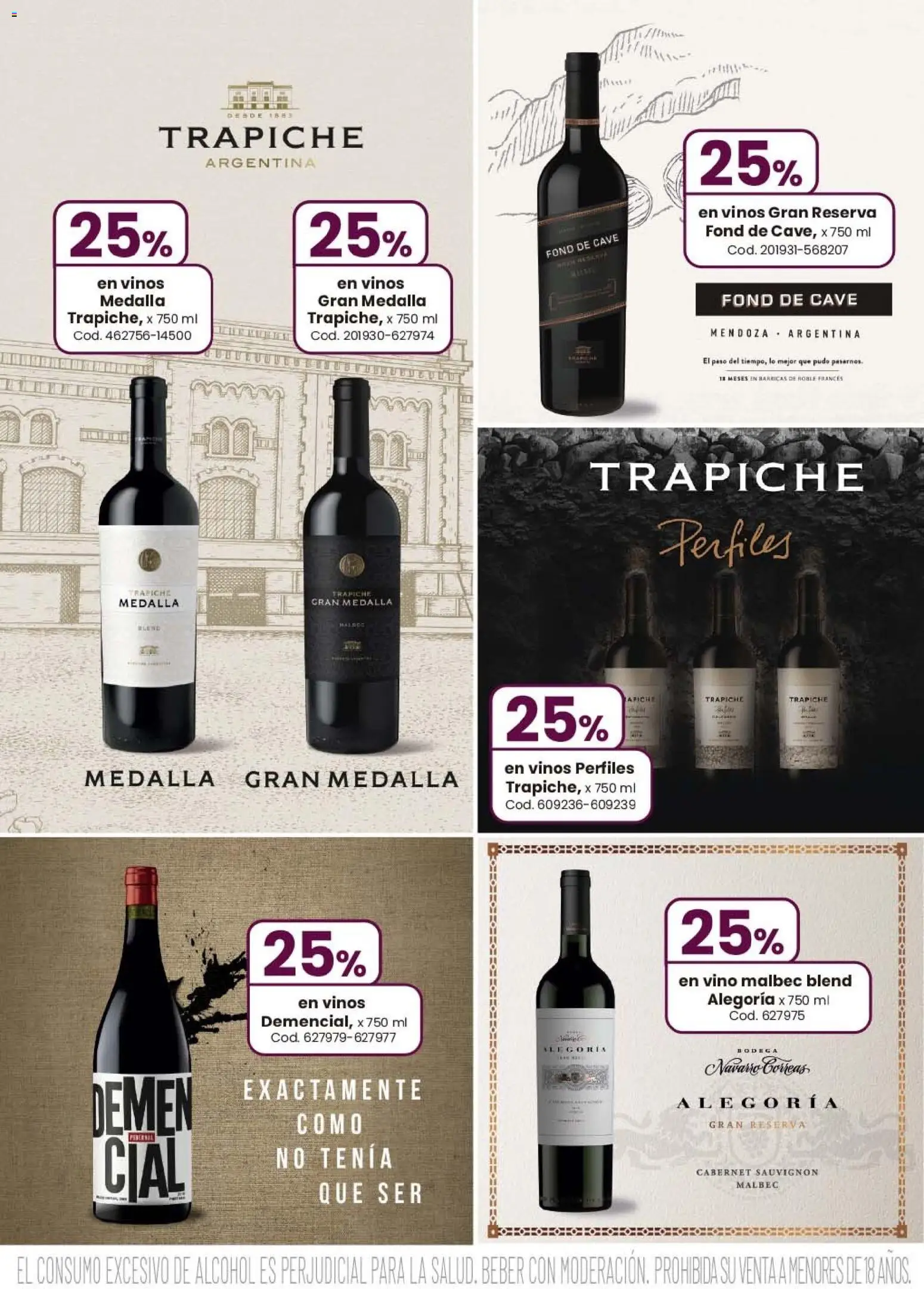 Coto - EL CONSUMO EXCESIVO DE ALCOHOL │ válido desde el 08.06.2026 | Página: 16 | Productos: Medalla, Vino