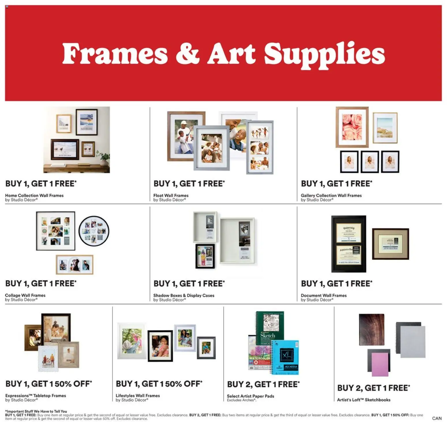 Michaels Ad - valid from 10.04.2026 | Page: 3 | Products: Watercolor, Pads