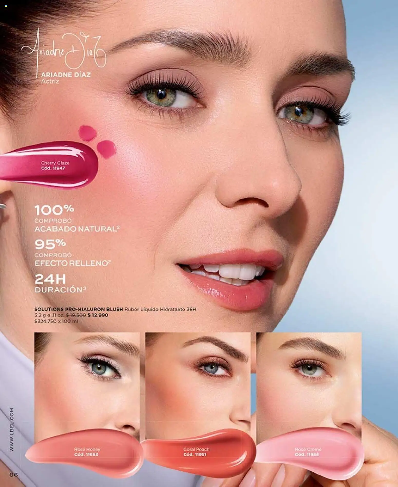 Catálogo L'Bel Campaña 14 │ válido desde el 16.08.2026 | Página: 86 | Productos: Rubor