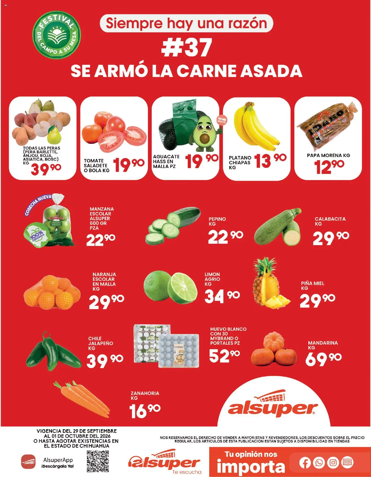 Nuevas ofertas de Alsuper válidas en toda la República Mexicana desde el 29/09/2026. ¡Encuentra las mejores ofertas en Alsuper folleto! | Página: 1
