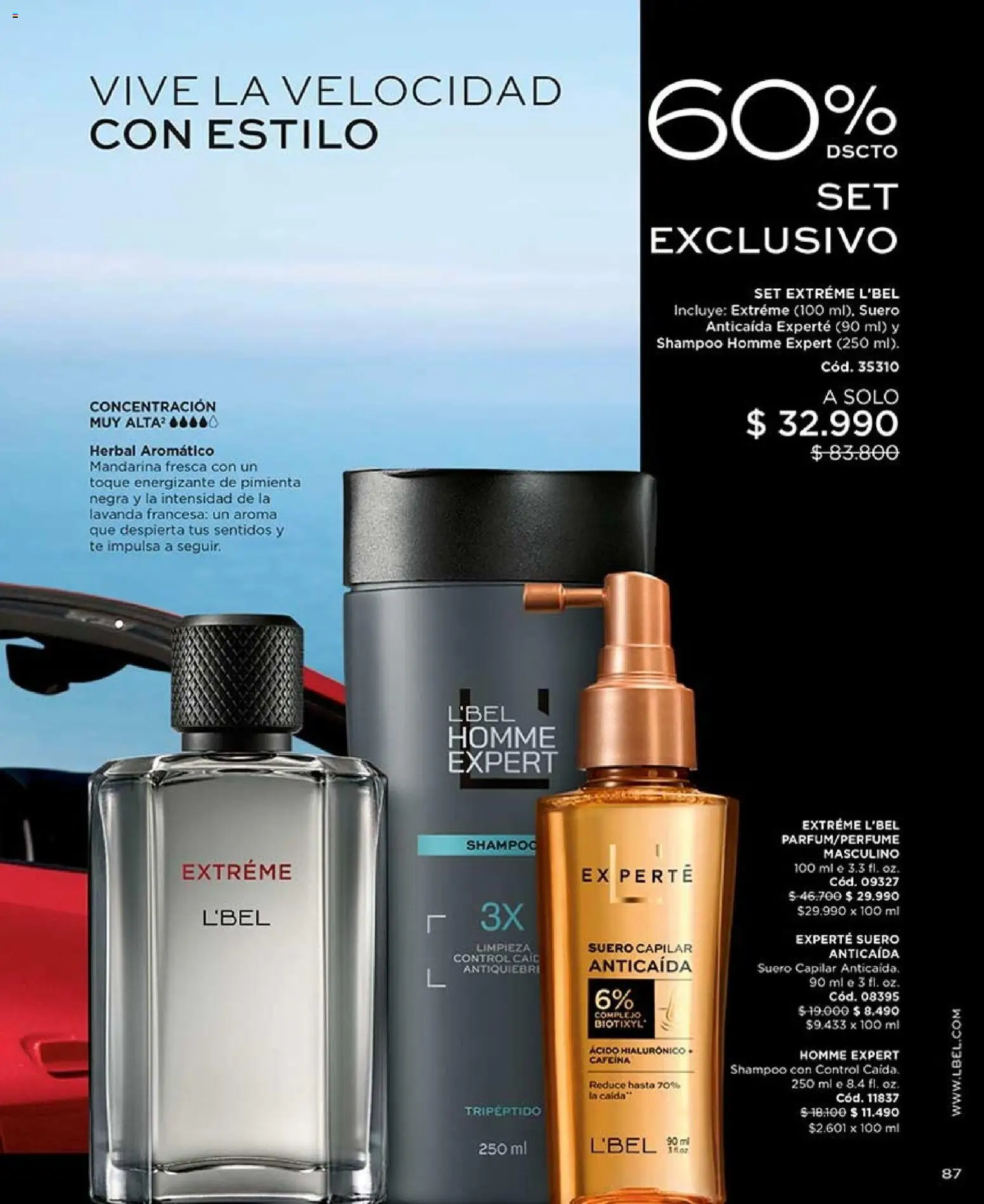 Catálogo L'Bel Campaña 15 │ válido desde el 06.09.2026 | Página: 87 | Productos: Pimienta, Shampoo, Té