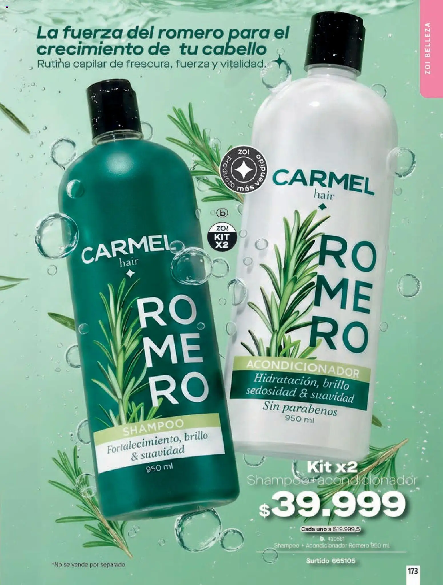 Pacifika revista - valida desde el 18/10/2026 | Página: 173 | Productos: Shampoo, Brillo, Acondicionador