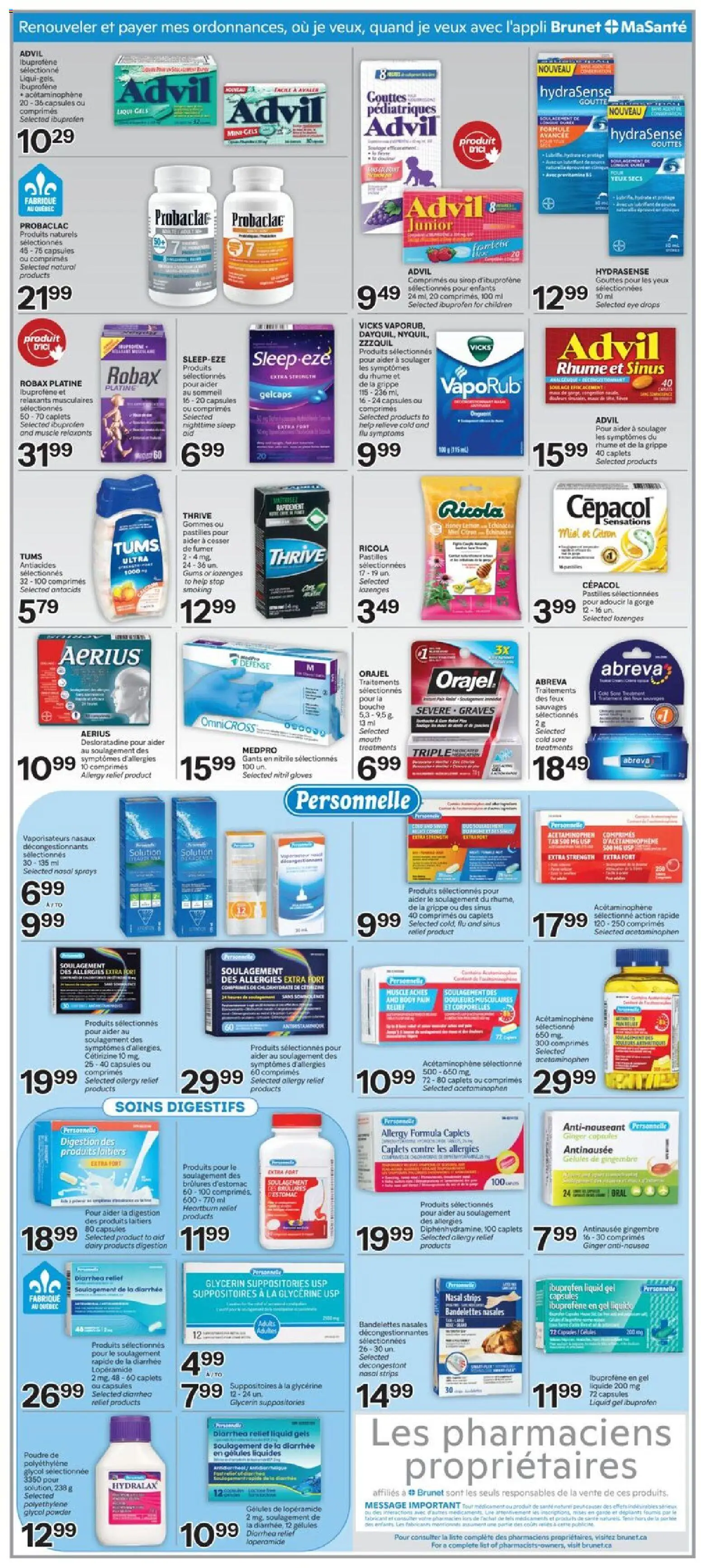 Brunet flyer valid from Aug 20, 2026 | Page: 4 | Products: Gloves, Ginger, Honey, Capsules