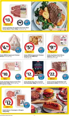 Preview of Coles Lamb Leg Butterflied with Rosemary & Garlic, Coles Lamb Leg Butterflied with Rosemary & Garlic - valid from 02/09/2026 | Page: 11