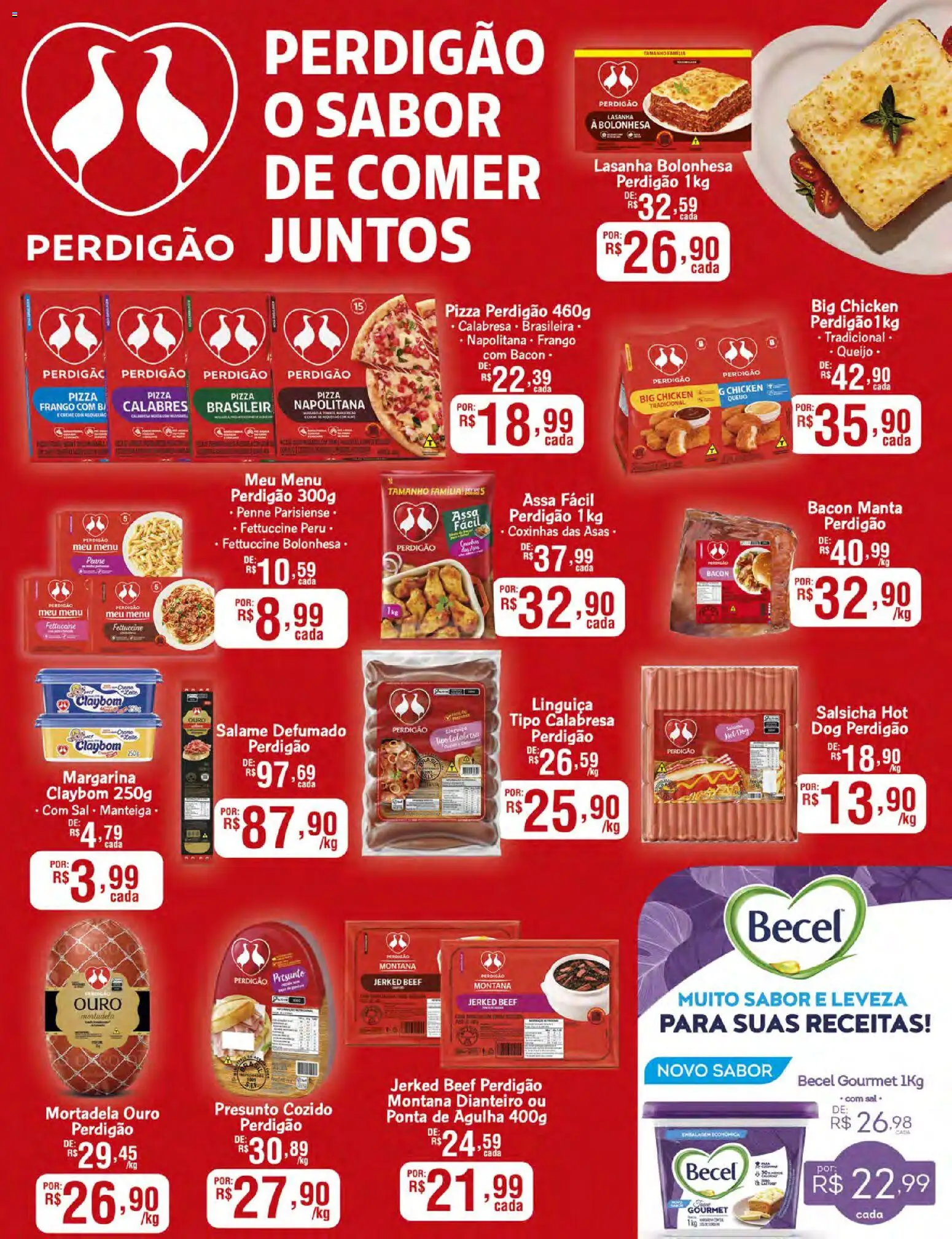 Supermercado Dalben Folheto - válido de 18.05.2026 | Página: 23 | Produtos: Manteiga, Queijo, Pizza, Mortadela