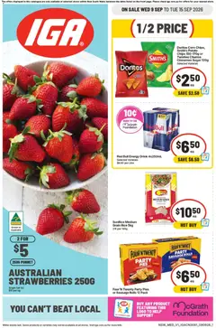 Preview of IGA catalogue Hackett - valid from 09/09/2026