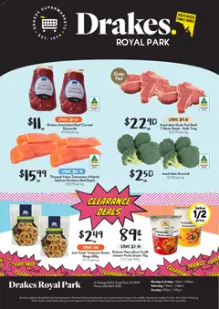 Preview of Drakes Royal park - valid from 03.06.2026 | Page: 2 | Products: Door, Pasta, Salmon, Phone
