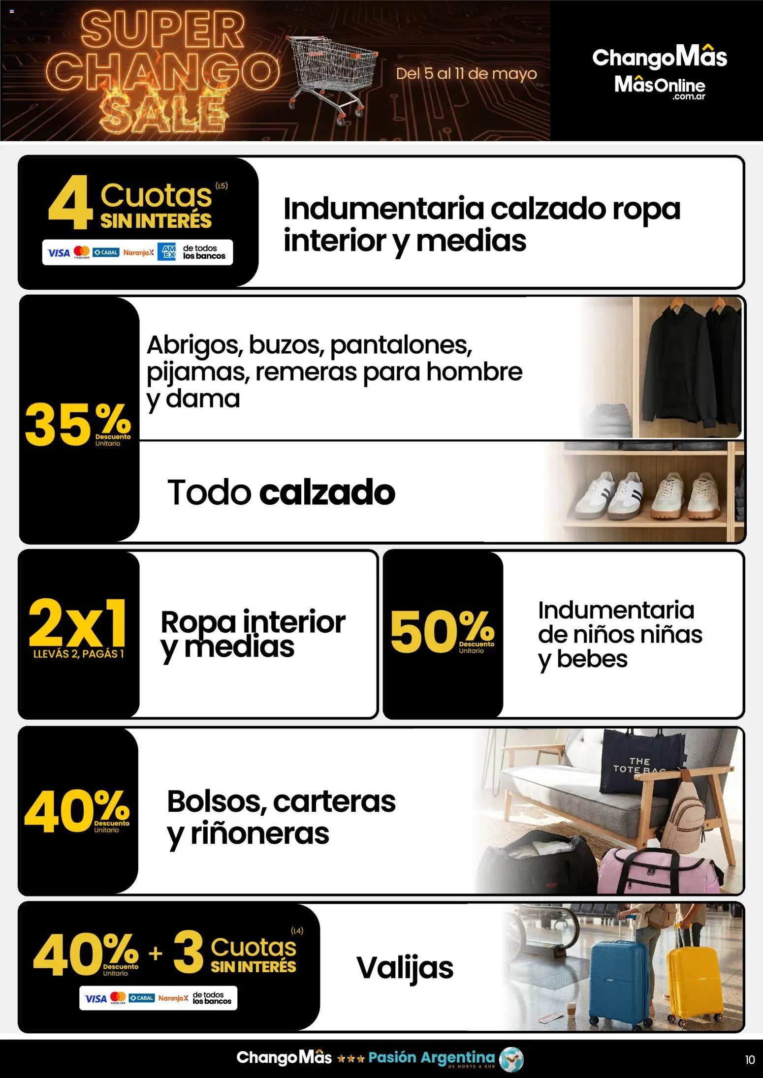 Punto Mayorista Super Chango Sale │ válido desde el 05.05.2026 | Página: 10 | Productos: Ropa, Ropa interior, Medias