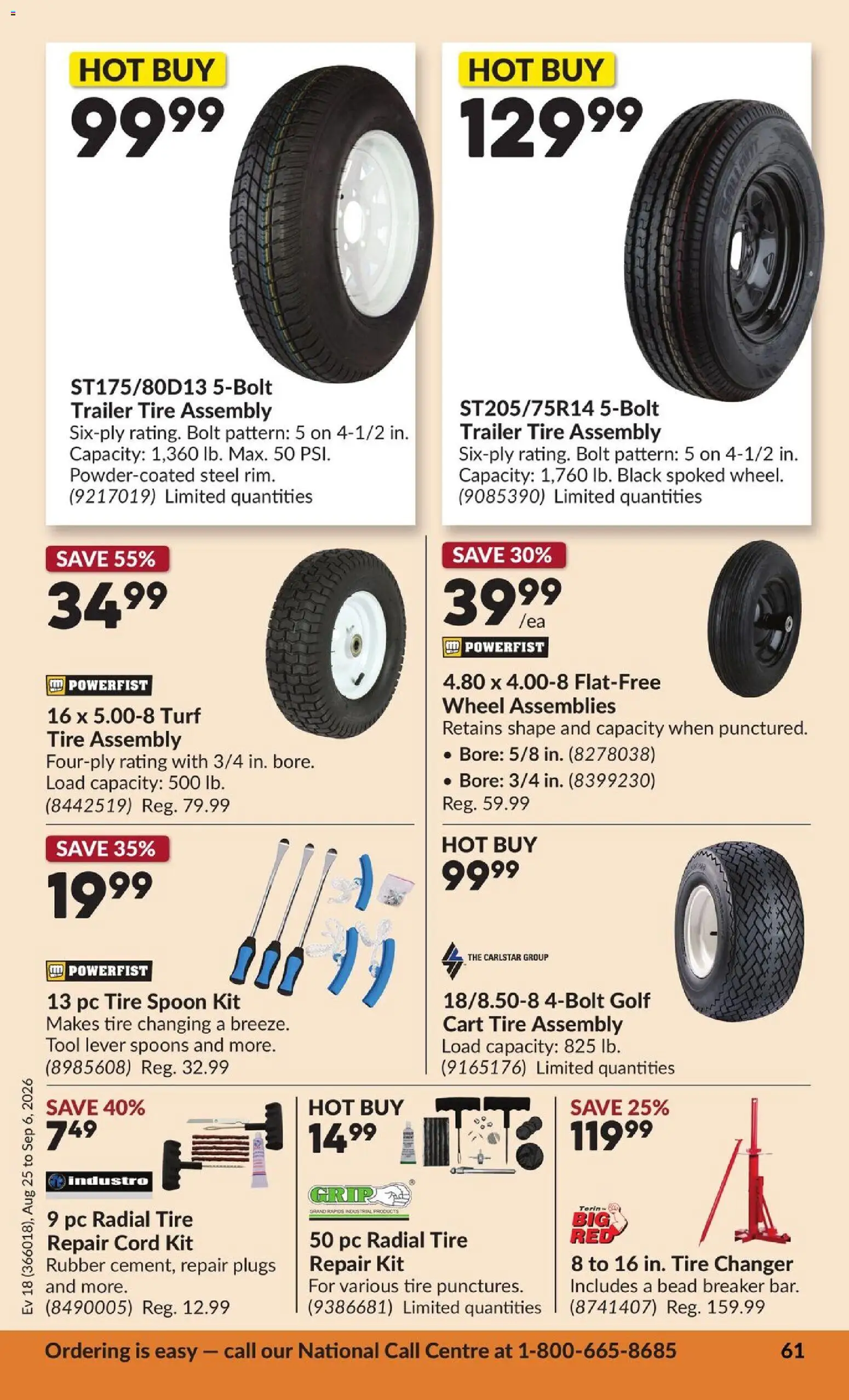 Princess Auto flyer valid from Aug 25, 2026 | Page: 62 | Products: Trailer, PC