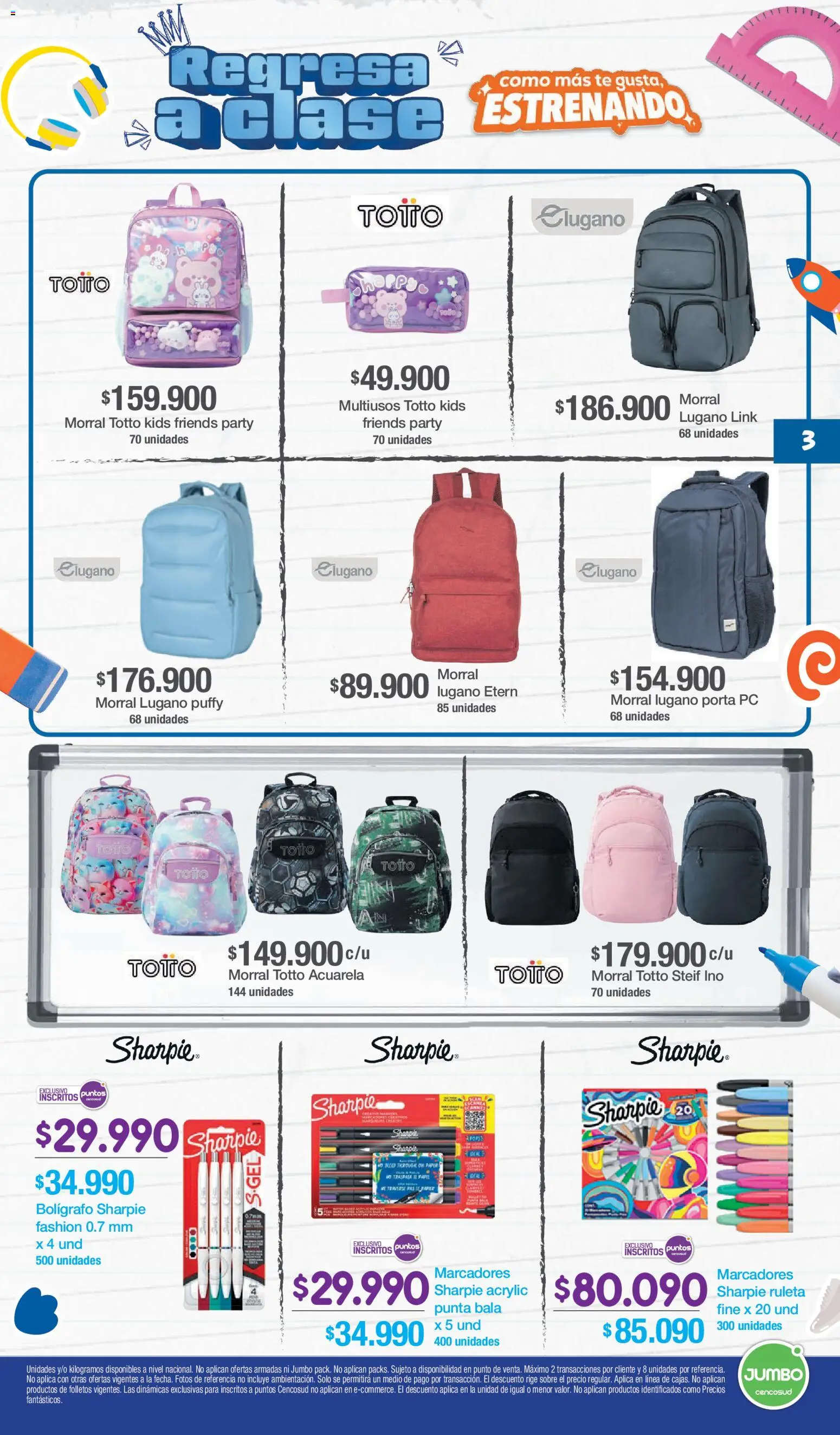 Jumbo revista - valida desde el 25/07/2026 | Página: 3 | Productos: Té, Sobre, Morral