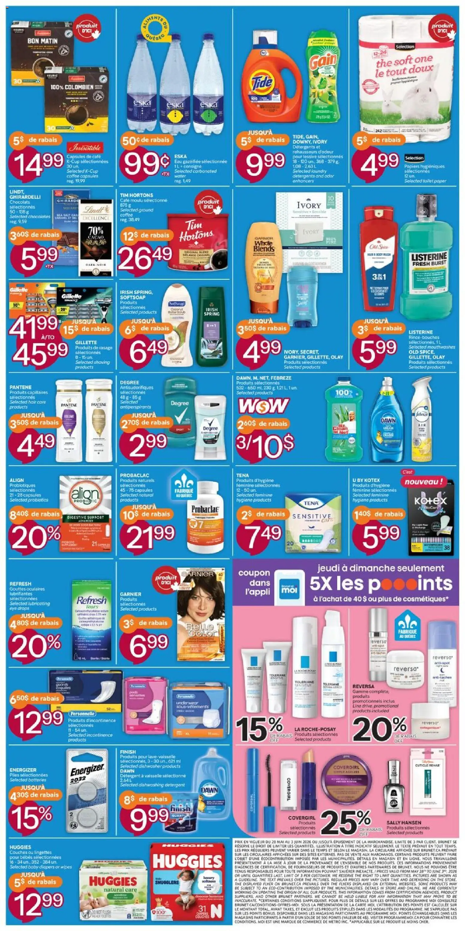 Brunet flyer valid from 28.05.2026 | Page: 2 | Products: Dishwasher, Dishwashing detergent, Coffee, Underwear