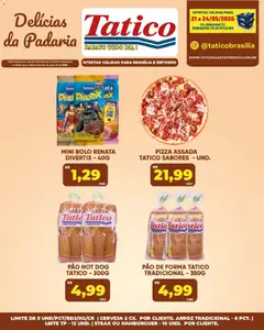 Tatico ofertas do Dia - Pré-Visualização do folheto da loja Tatico, válido de 22.05.2026 | Página: 23 | Produtos: Pão, Pizza, Pão de forma, Hambúrguer