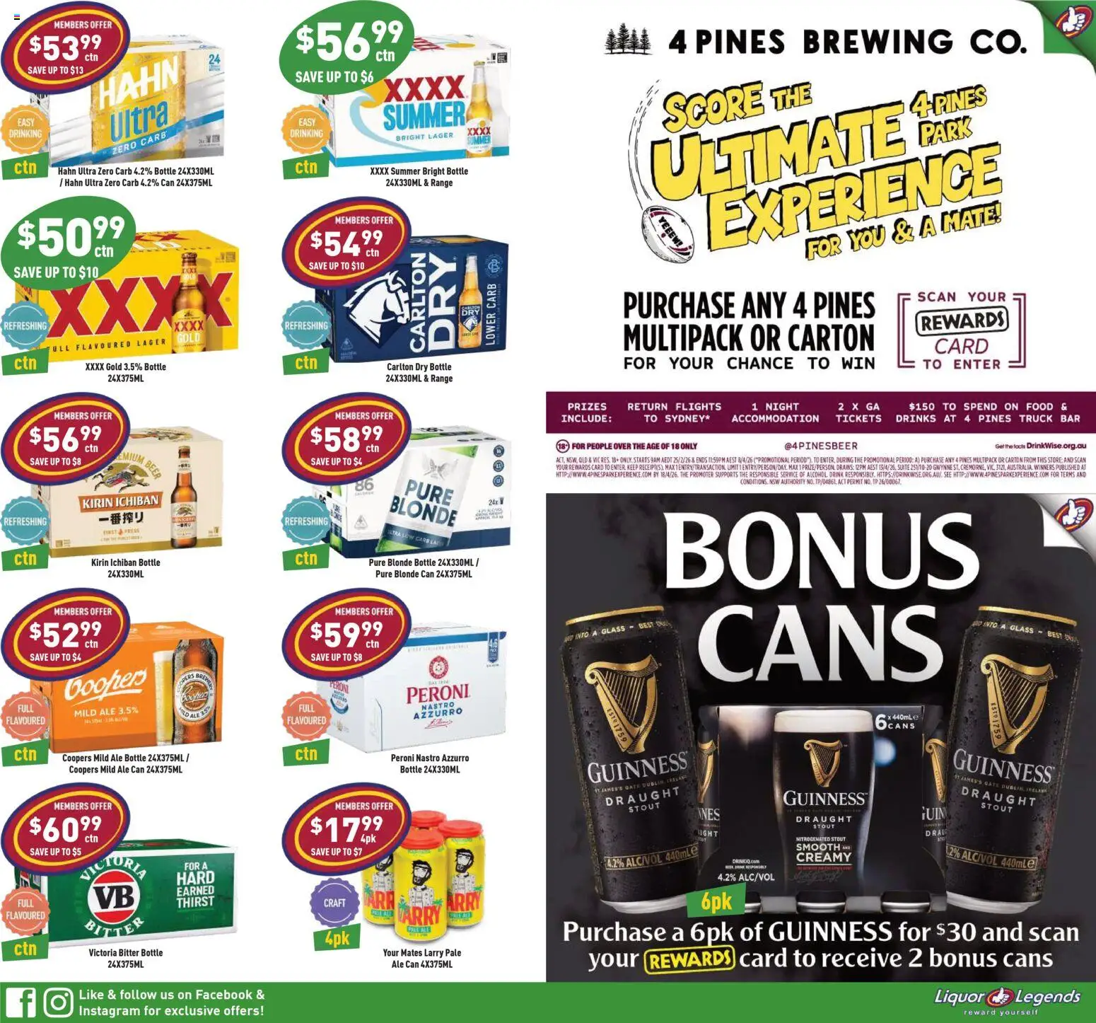 Liquor Legends weekly catalogue from 25/02/2026